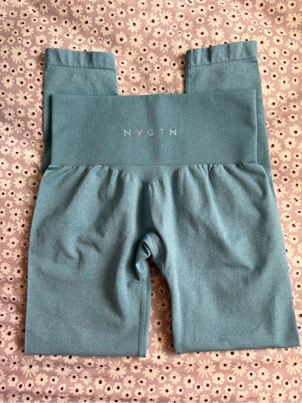 Women’s NVGTN Leggings in Teal Blue - Size S